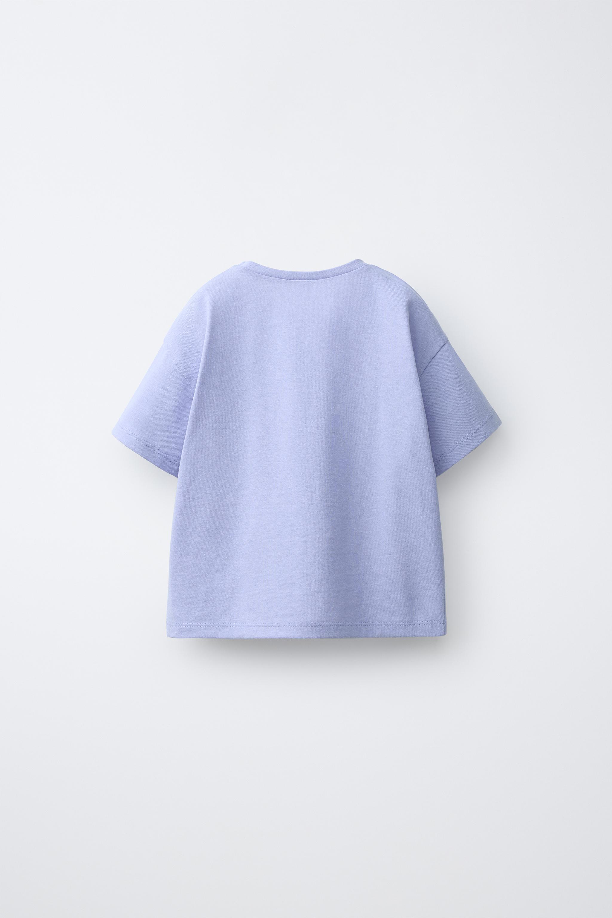 RUFFLY PRINT T-SHIRT